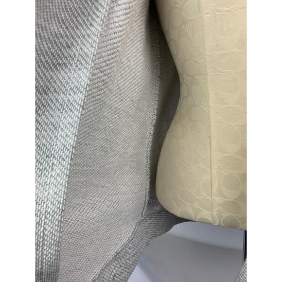 XS Ann Taylor Loft Waffle Weave Cardigan Sweater Open Women's Gray White - Picture 5 of 8